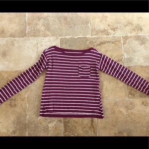 Purple Striped HOLLISTER long-sleeve shirt